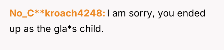 No_C**kroach4248 I am sorry, you ended up as the gla*s...