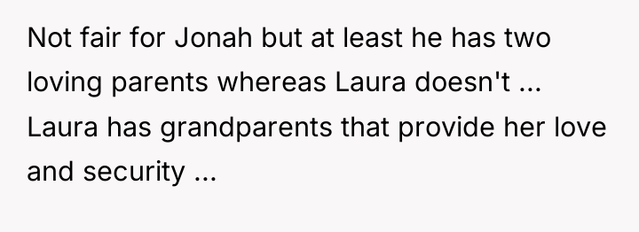 Not fair for Jonah but at least he has two...