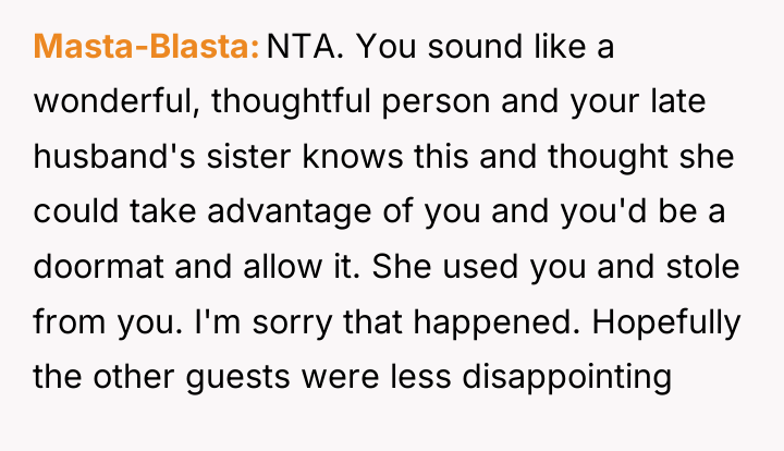 Masta-Blasta NTA. You sound like a wonderful, thoughtful person and...