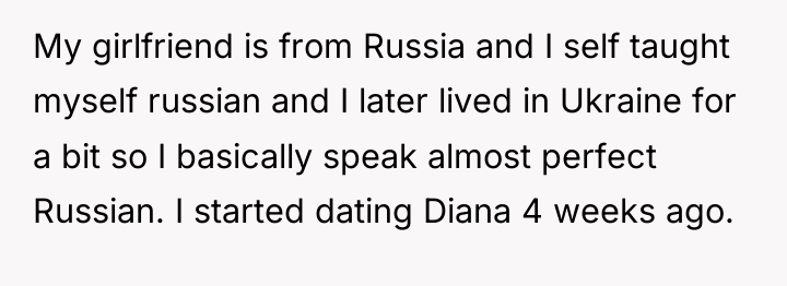 My girlfriend is from Russia and I self taught myself...