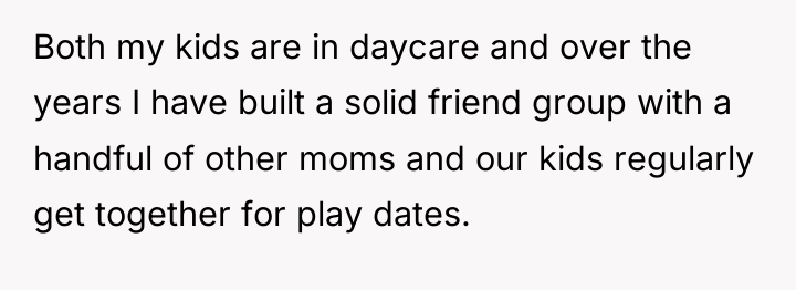Both my kids are in daycare and over the years...