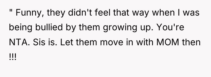 " Funny, they didn't feel that way when I was...
