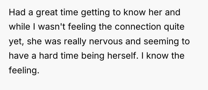 Had a great time getting to know her and while...
