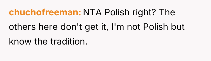 chuchofreeman NTA Polish right? The others here don't get it,...