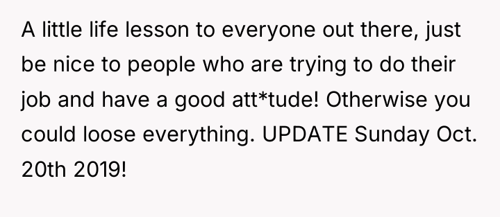 A little life lesson to everyone out there, just be...
