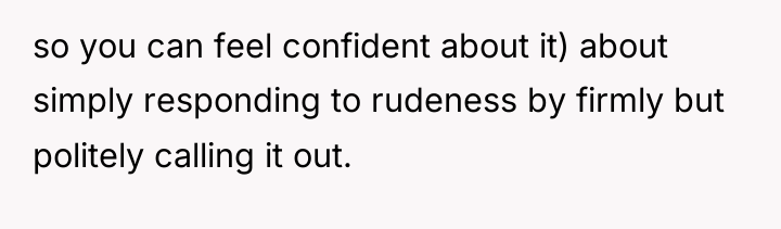 so you can feel confident about it) about simply responding...