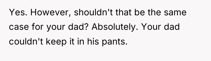 Yes. However, shouldn't that be the same case for your...