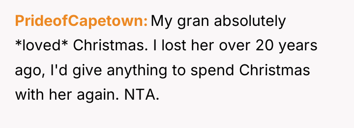 PrideofCapetown My gran absolutely *loved* Christmas. I lost her over...