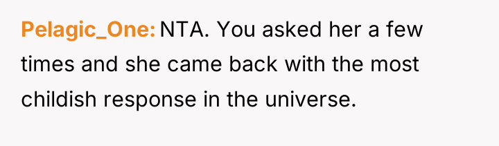 Pelagic_One NTA. You asked her a few times and she...