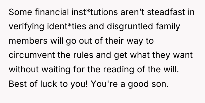 Some financial inst*tutions aren't steadfast in verifying ident*ties and disgruntled...
