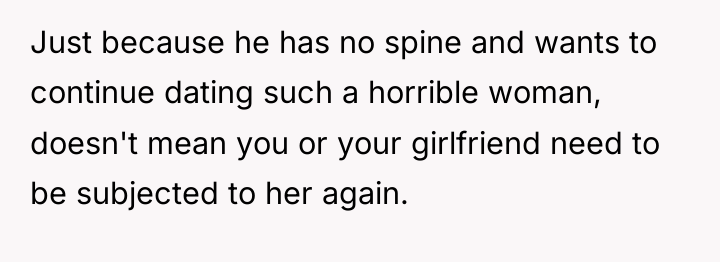 Just because he has no spine and wants to continue...