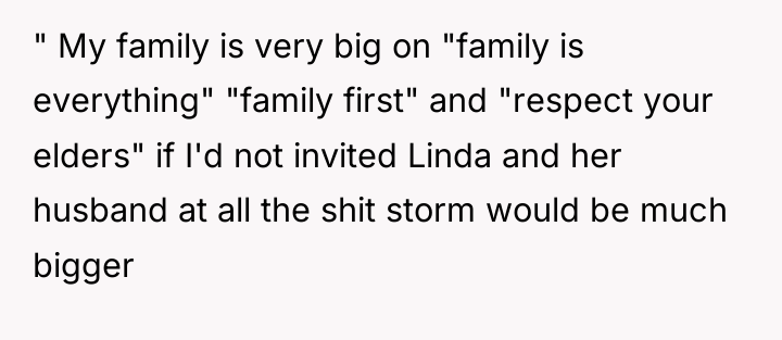 " My family is very big on "family is everything"...