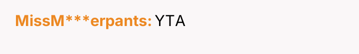 MissM***erpants YTA