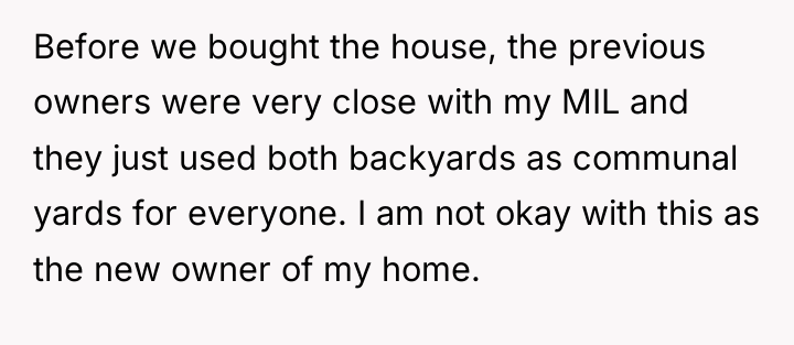 Before we bought the house, the previous owners were very...