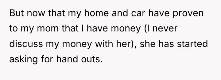 But now that my home and car have proven to...