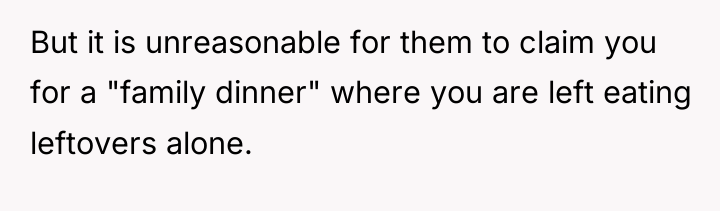 But it is unreasonable for them to claim you for...