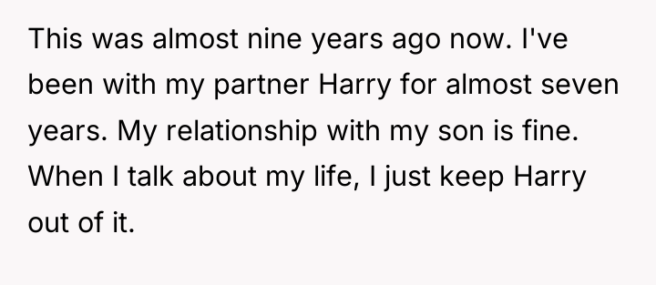 This was almost nine years ago now. I've been with...