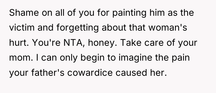 Shame on all of you for painting him as the...