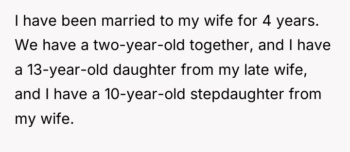 I have been married to my wife for 4 years....