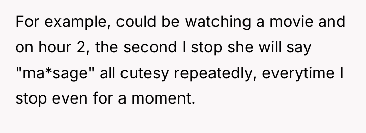 For example, could be watching a movie and on hour...