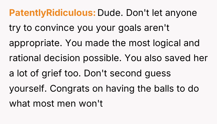 PatentlyRidiculous Dude. Don't let anyone try to convince you your...