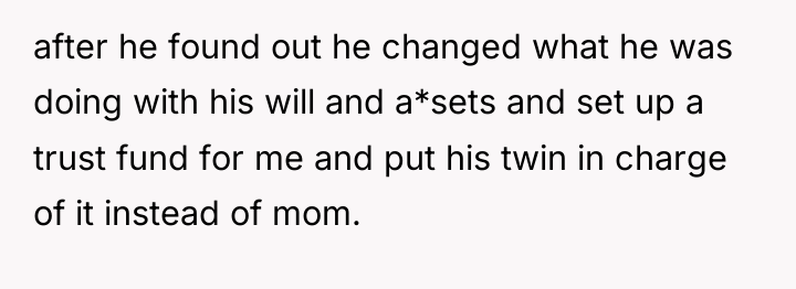 after he found out he changed what he was doing...