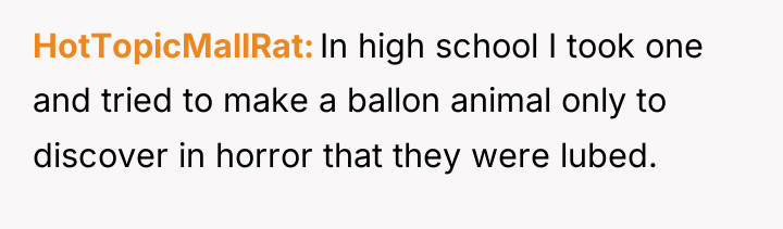 HotTopicMallRat In high school I took one and tried to...