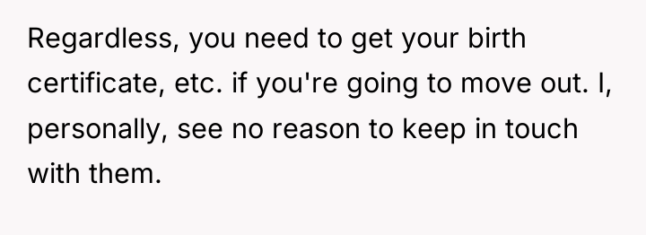 Regardless, you need to get your birth certificate, etc. if...