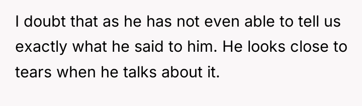 I doubt that as he has not even able to...