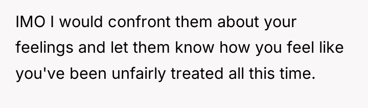 IMO I would confront them about your feelings and let...