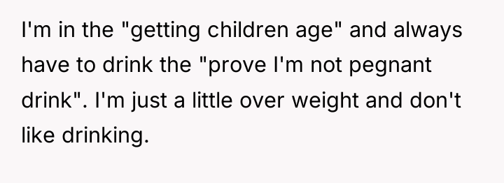 I'm in the "getting children age" and always have to...