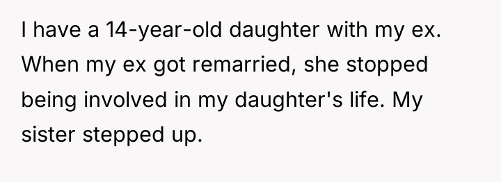 I have a 14-year-old daughter with my ex. When my...