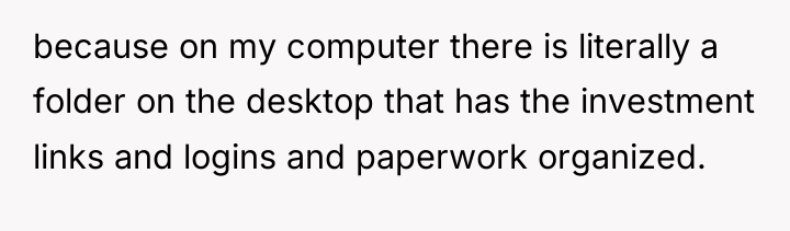 because on my computer there is literally a folder on...