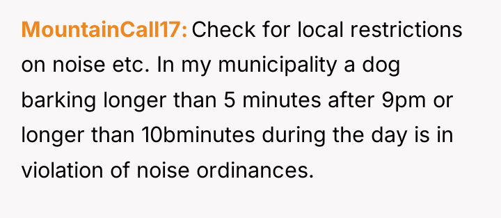MountainCall17 Check for local restrictions on noise etc. In my...