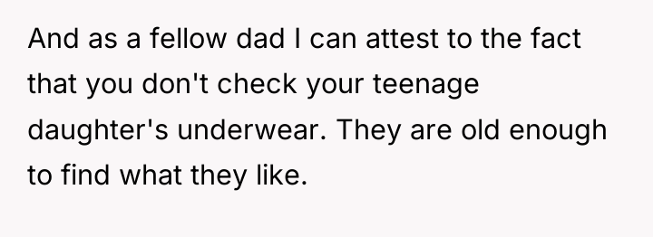 And as a fellow dad I can attest to the...