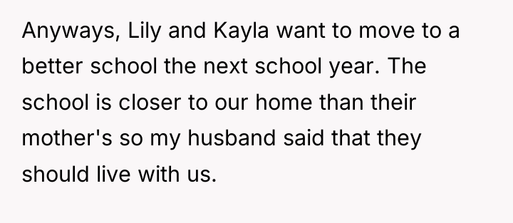 Anyways, Lily and Kayla want to move to a better...