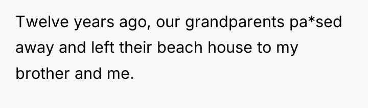 Twelve years ago, our grandparents pa*sed away and left their...