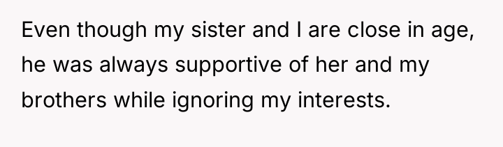Even though my sister and I are close in age,...