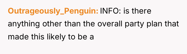 Outrageously_Penguin INFO: is there anything other than the overall party...