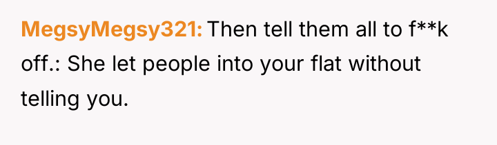 MegsyMegsy321 Then tell them all to f**k off.: She let...