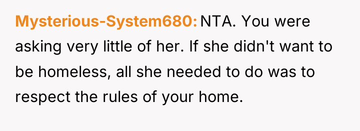 Mysterious-System680 NTA. You were asking very little of her. If...