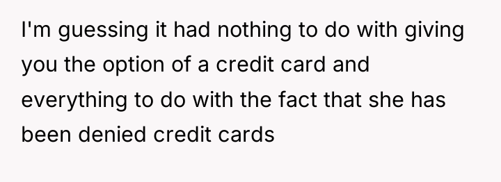 I'm guessing it had nothing to do with giving you...