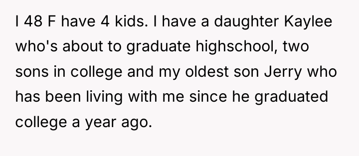 I 48 F have 4 kids. I have a daughter...
