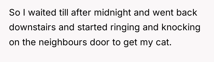So I waited till after midnight and went back downstairs...