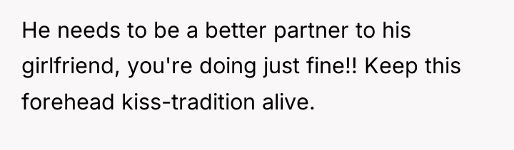 He needs to be a better partner to his girlfriend,...