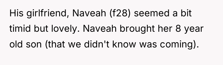 His girlfriend, Naveah (f28) seemed a bit timid but lovely....