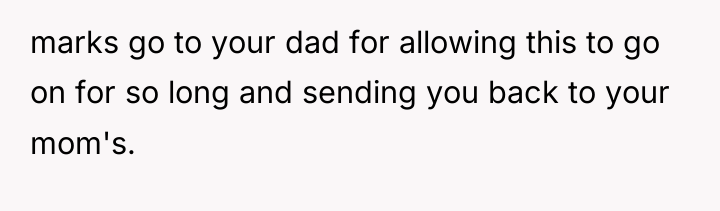 marks go to your dad for allowing this to go...