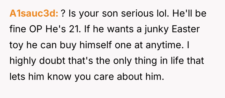 A1sauc3d ? Is your son serious lol. He'll be fine...