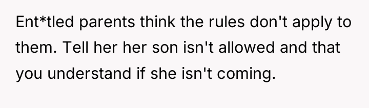 Ent*tled parents think the rules don't apply to them. Tell...