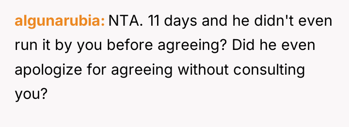 algunarubia NTA. 11 days and he didn't even run it...